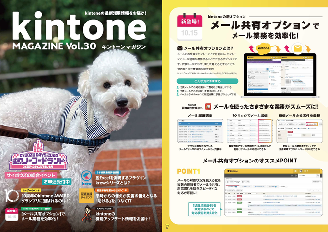 キントーン活用のお役立ち情報をお届けします！「kintone MAGAZINE 」バックナンバー